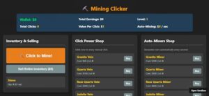 Mining Clicker