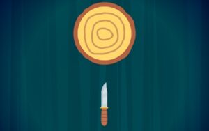 Log and Knife 2D