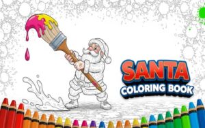 Santa Coloring Book