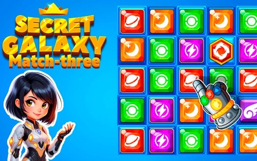 Secret Galaxy. Match-three