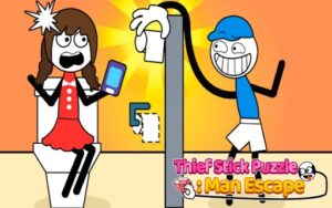 Thief Stick Puzzle Man Escape