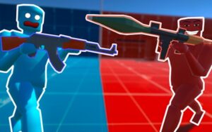 Battle of the Soldiers Red vs Blue
