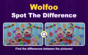 Wolfoo Spot the Difference