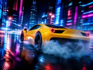 Neon City Drift Racing