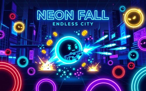 NeonFall Endless City
